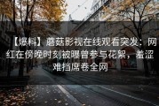 【爆料】蘑菇影视在线观看突发：网红在傍晚时刻被曝曾参与花絮，羞涩难挡席卷全网