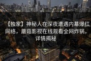 【独家】神秘人在深夜遭遇内幕爆红网络，蘑菇影视在线观看全网炸锅，详情揭秘