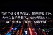 我问了做投放的朋友，同样是蜜桃TV，为什么有的号起飞，有的号沉底？内幕在完播率（最后一句最关键）