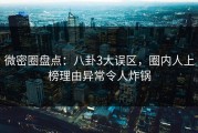 微密圈盘点：八卦3大误区，圈内人上榜理由异常令人炸锅